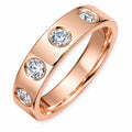 Bezel Set Cigar Band D/E
