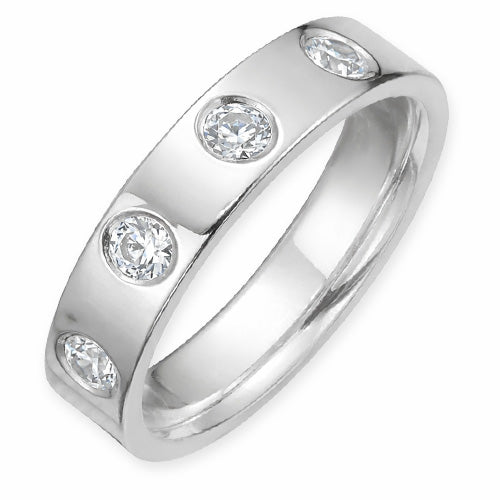 Bezel Set Cigar Band D/E