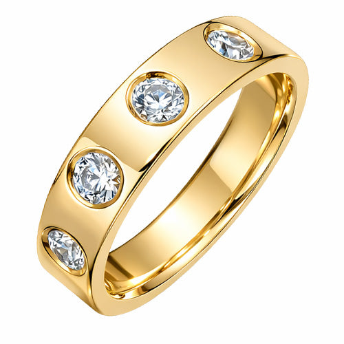 Bezel Set Cigar Band D/E