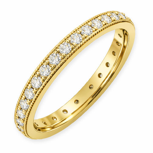 Milgrain Prong Set Band - Eternity G/H